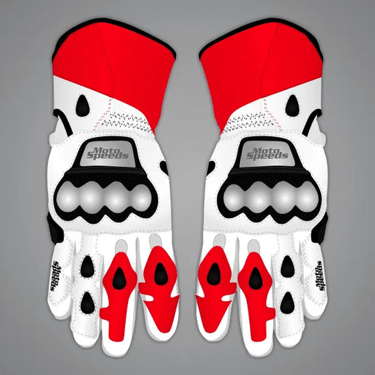 Marco Bezzecchi White And Red Gloves MotoGP 2024