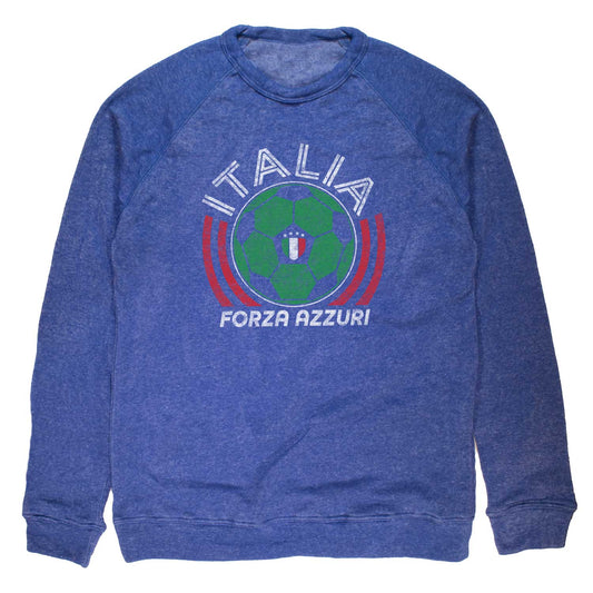 Unisex Italy National Soccer Team Fleece Crewneck