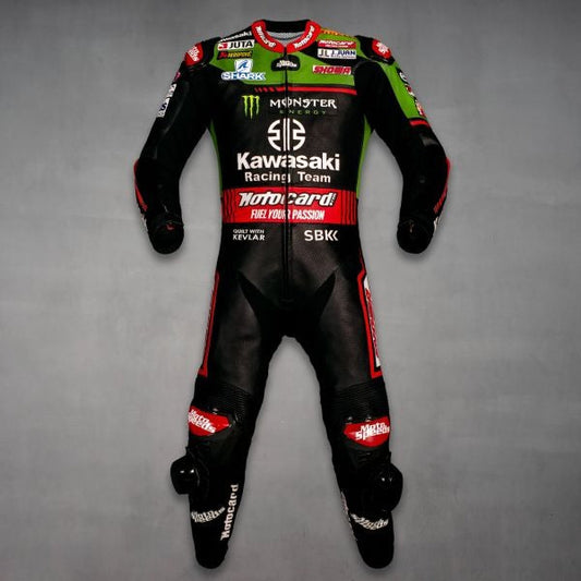 Full Leather Kawasaki Racing Suit Alex Lowes 2021