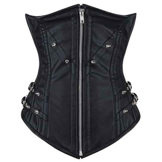 Leather Longline Underbust Corset