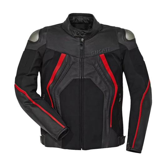 Men's Ducati Racing Leather Motorcycle Jacket