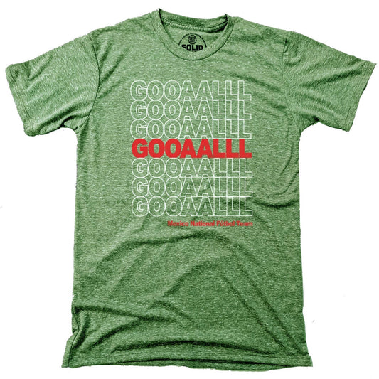 Men's Mexico Soccer Gooaalll Vintage Graphic Tee | Retro World Cup Football T-Shirt | SOLID THREADS