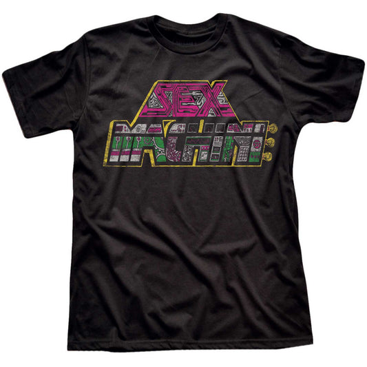 Men's Sex Machine Vintage James Brown Graphic T-Shirt | Funny Raunchy Tee | Solid Threads
