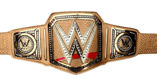 WWE Gold Heavyweight Wrestling Championship Replica Title Belt