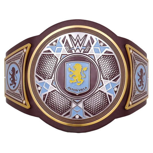 WWE x Aston Villa Legacy Champion Replica Belt – Iconic Football & Wrestling Tribute
