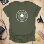 T-Shirt With Aperture Ring Graphic for Photography Fans