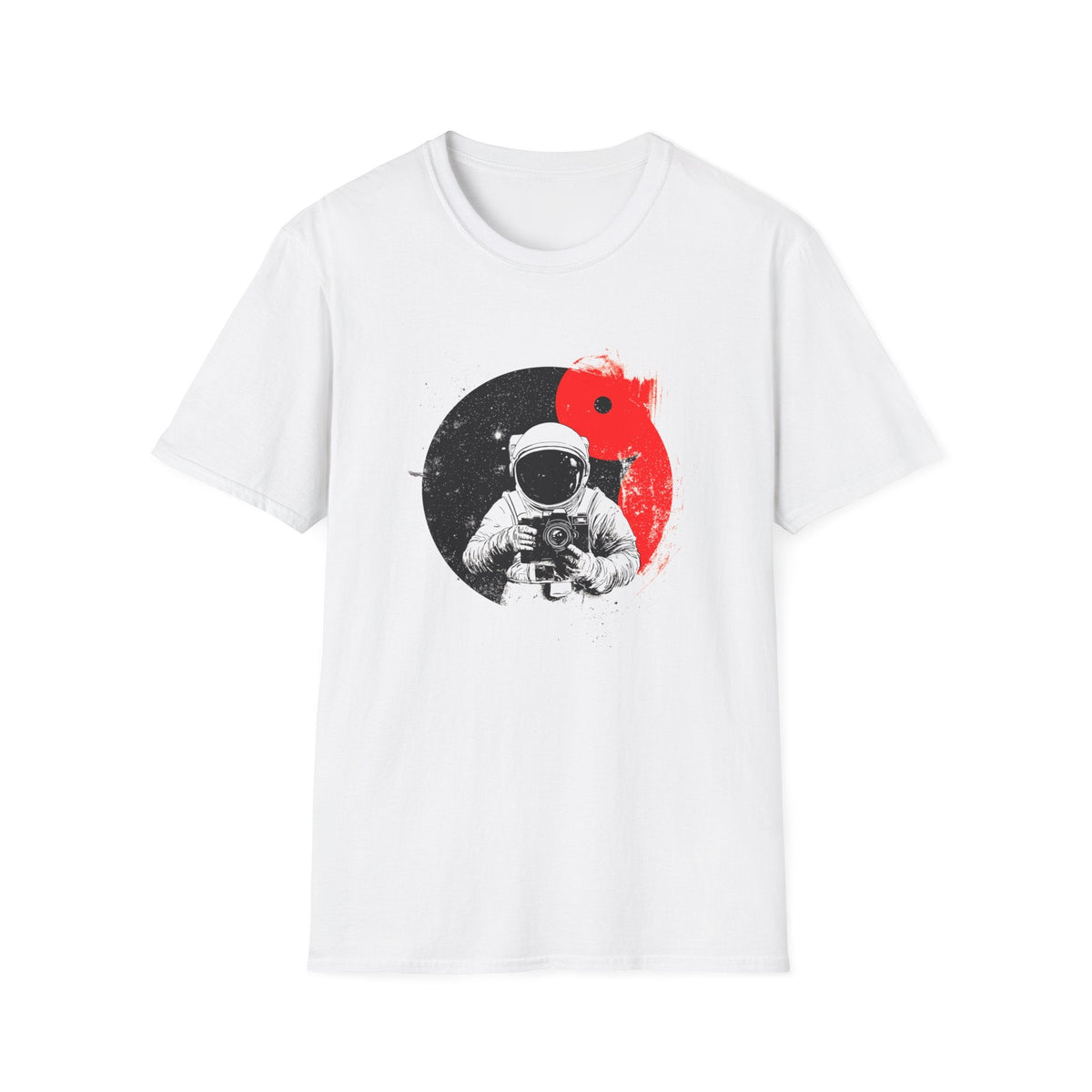 T-Shirt With Astronaut Photographer Graphic