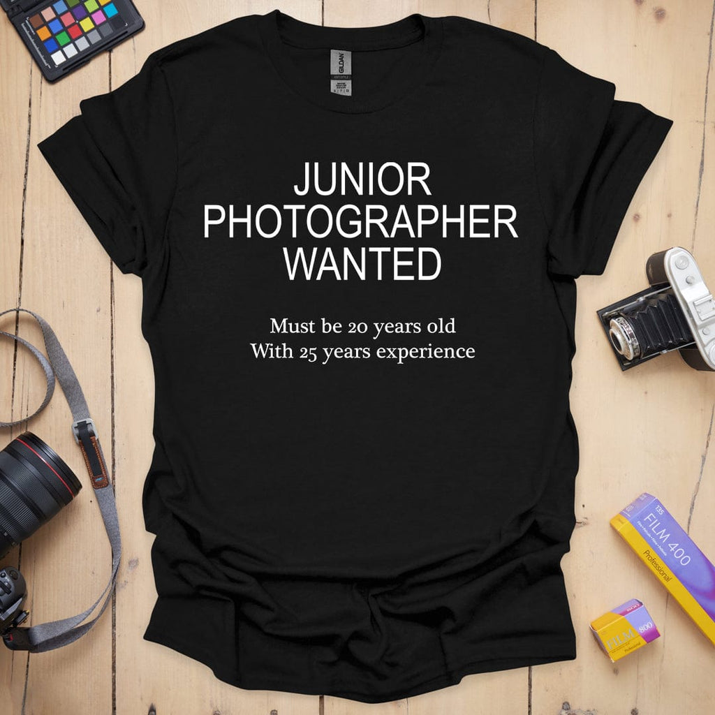 T-Shirt for Junior Photographers With Camera Style