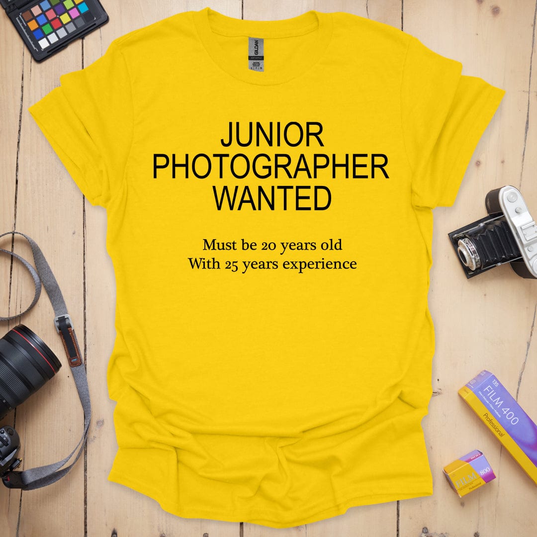 T-Shirt for Junior Photographers With Camera Style