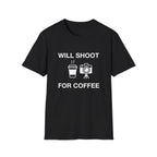 T-Shirt With Coffee Photography Humor