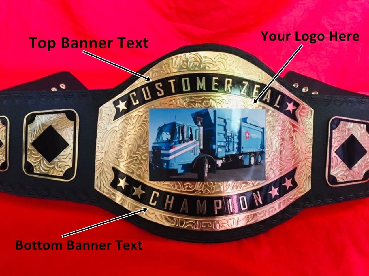 Custom Name and Truck Picture Logo Wrestling Championship Belt - Customize Wrestling Belts Wrestling Customize Beltposhleathers - 14b7Black2mm BrassCustom Name and Truck Picture Logo Wrestling Championship Belt - Customize Wrestling BeltsWrestling Customize Beltposhleathers - 14b7