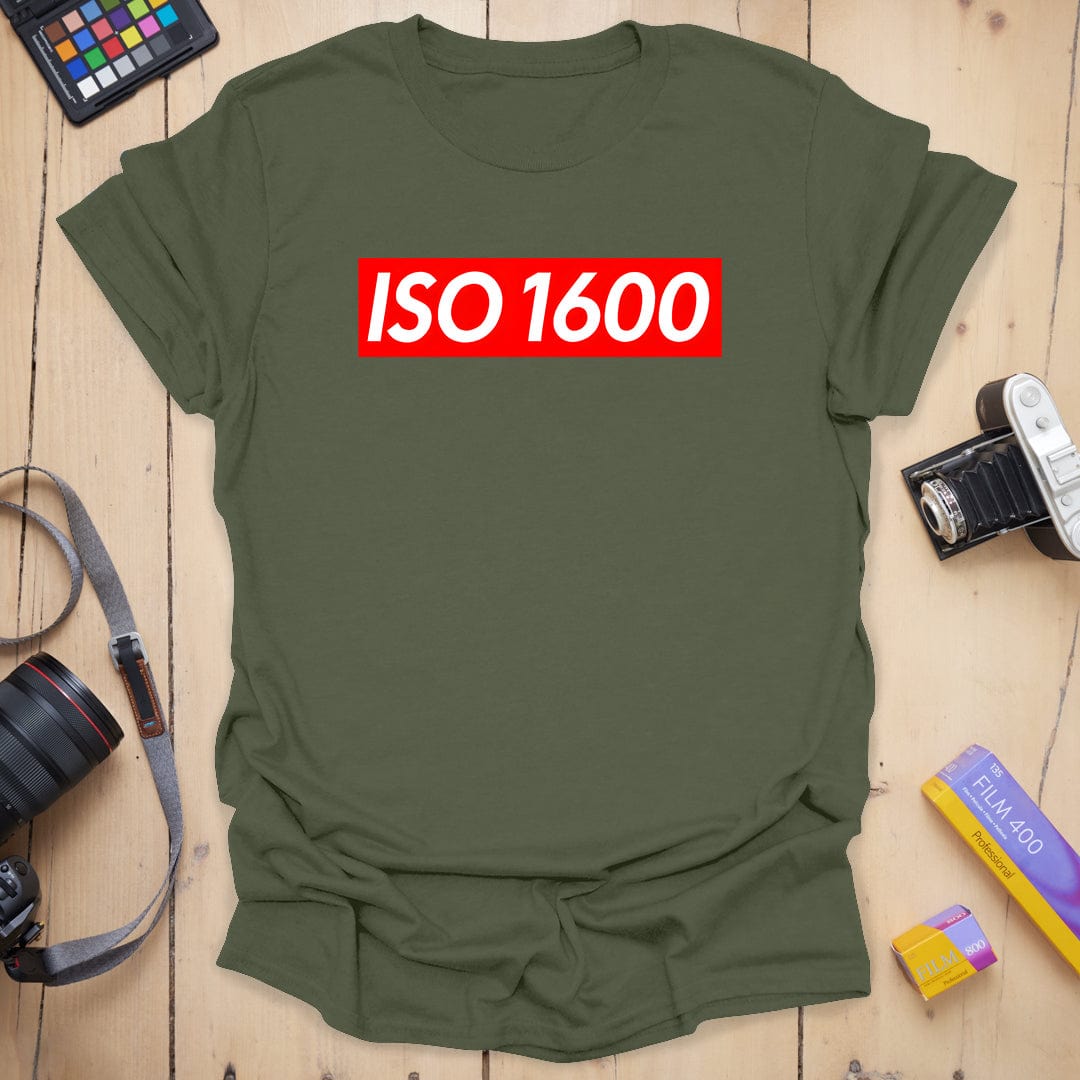T-Shirt With Grainy ISO 1600 Film-Inspired Design