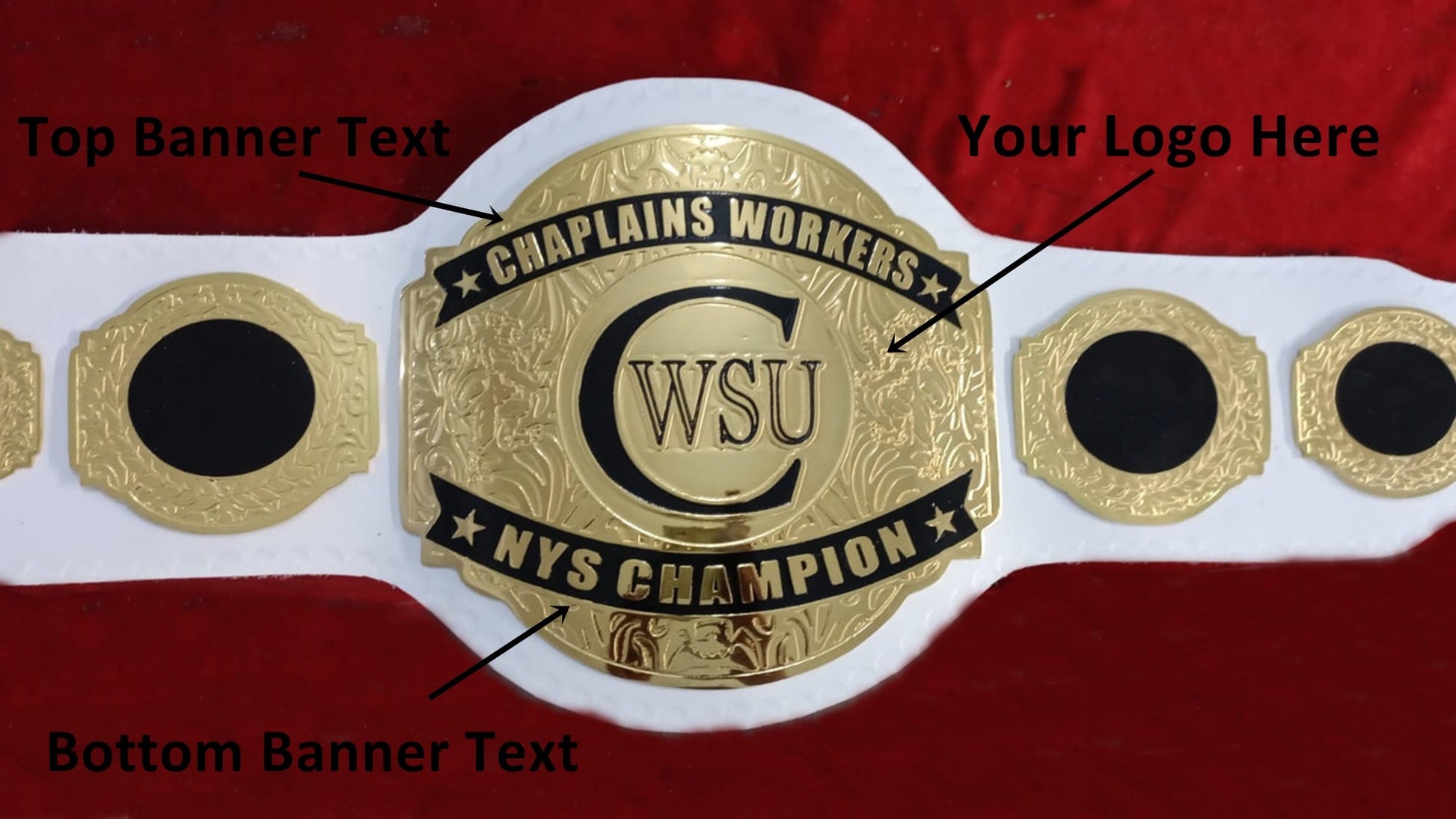 Custom Name and CWSU Logo Wrestling Championship Belt - Customize Wrestling Belts Wrestling Customize Beltposhleathers - 14b7Black2mm BrassDesign 5Custom Name and CWSU Logo Wrestling Championship Belt - Customize Wrestling BeltsWrestling Customize Beltposhleathers - 14b7