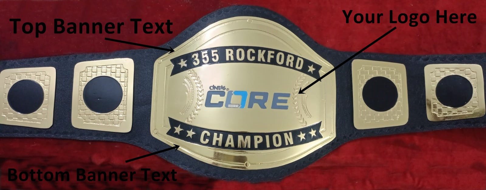 Custom CORE Logo Wrestling Championship Belt - Customize Wrestling Belts Wrestling Customize Beltposhleathers - 14b7Black2mm BrassCustom Name and CORE Logo Wrestling Championship Belt - Customize Wrestling BeltsWrestling Customize Beltposhleathers - 14b7