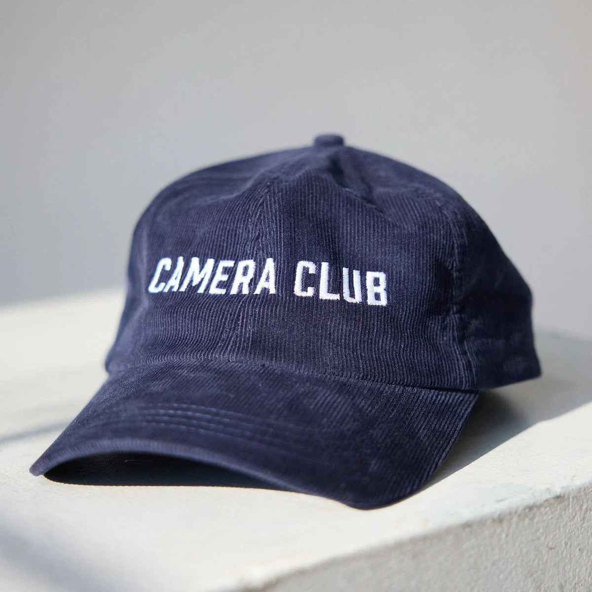 Corduroy Hat With Camera Club Embroidery