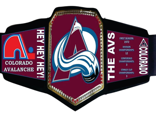 Colorado Avalanche WWE Legacy Title Belt