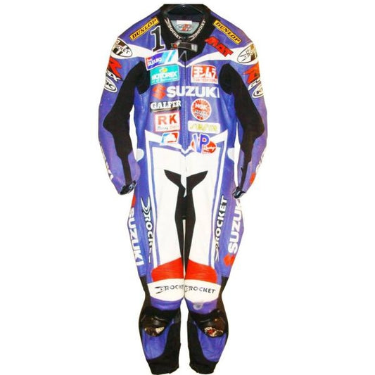 Best Moto Leathers Mat Mladin Suzuki AMA 2005