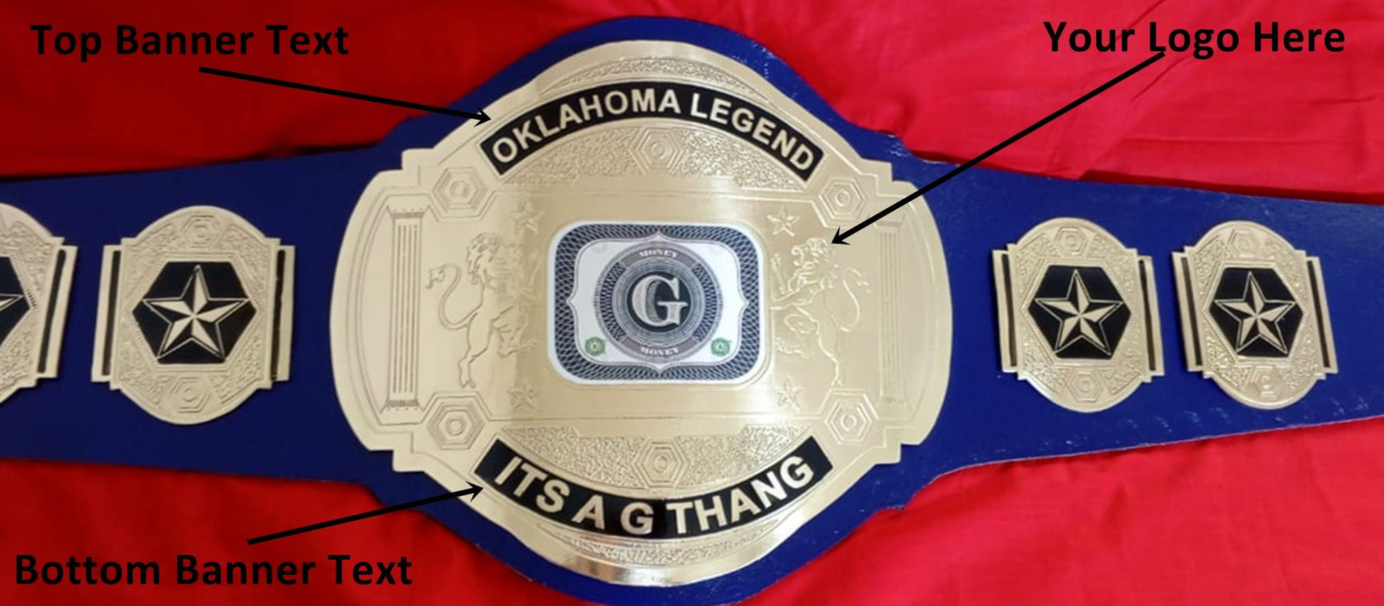 Custom Name and G Logo Wrestling Championship Belt - Customize Wrestling Belts Wrestling Customize Beltposhleathers - 14b7Black2mm BrassCustom Name and G Logo Wrestling Championship Belt - Customize Wrestling BeltsWrestling Customize Beltposhleathers - 14b7