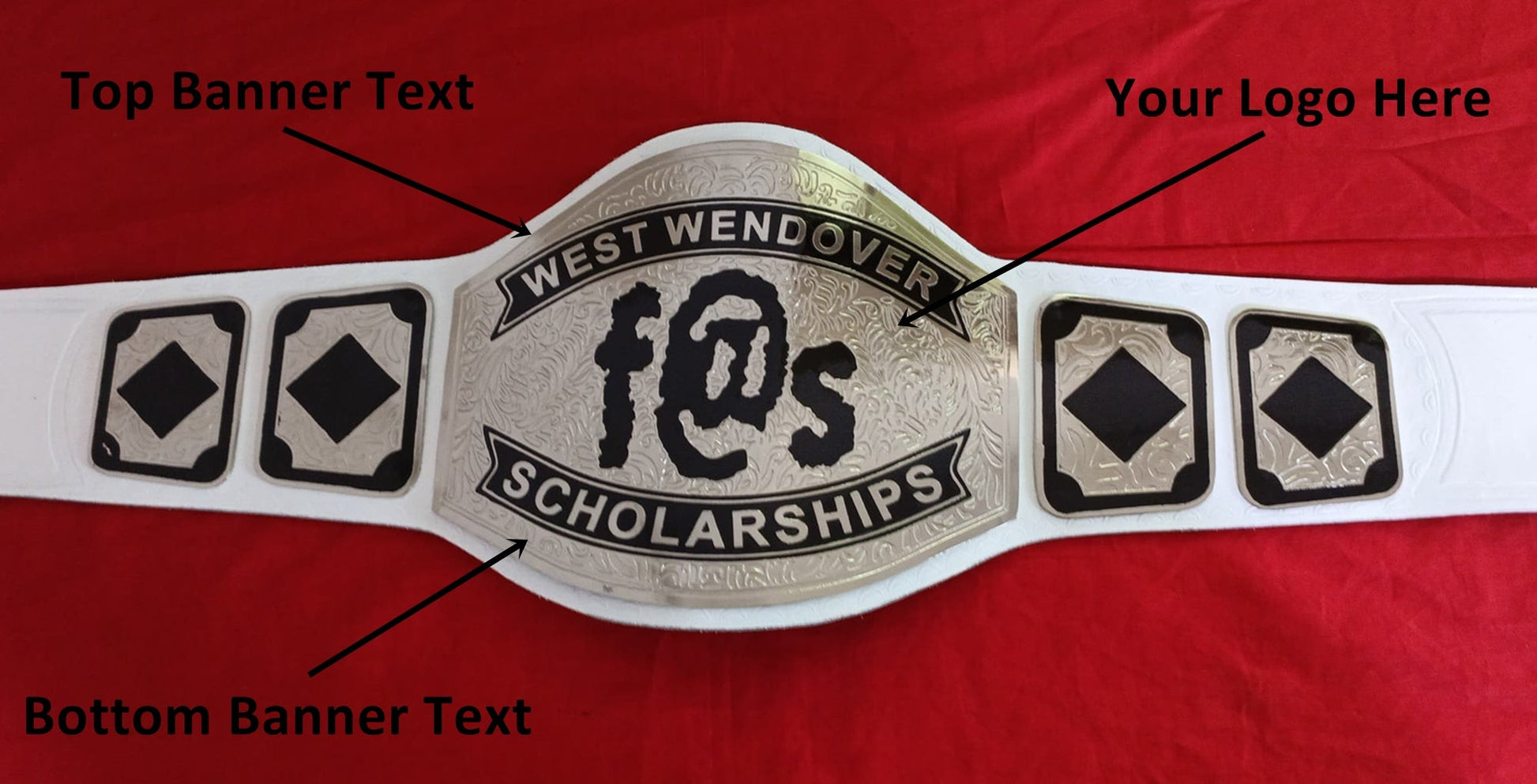 Custom Name and FAS Logo Wrestling Championship Belt - Customize Wrestling Belts Wrestling Customize Beltposhleathers - 14b7Black2mm BrassCustom Name and f@s Logo Wrestling Championship Belt - Customize Wrestling BeltsWrestling Customize Beltposhleathers - 14b7