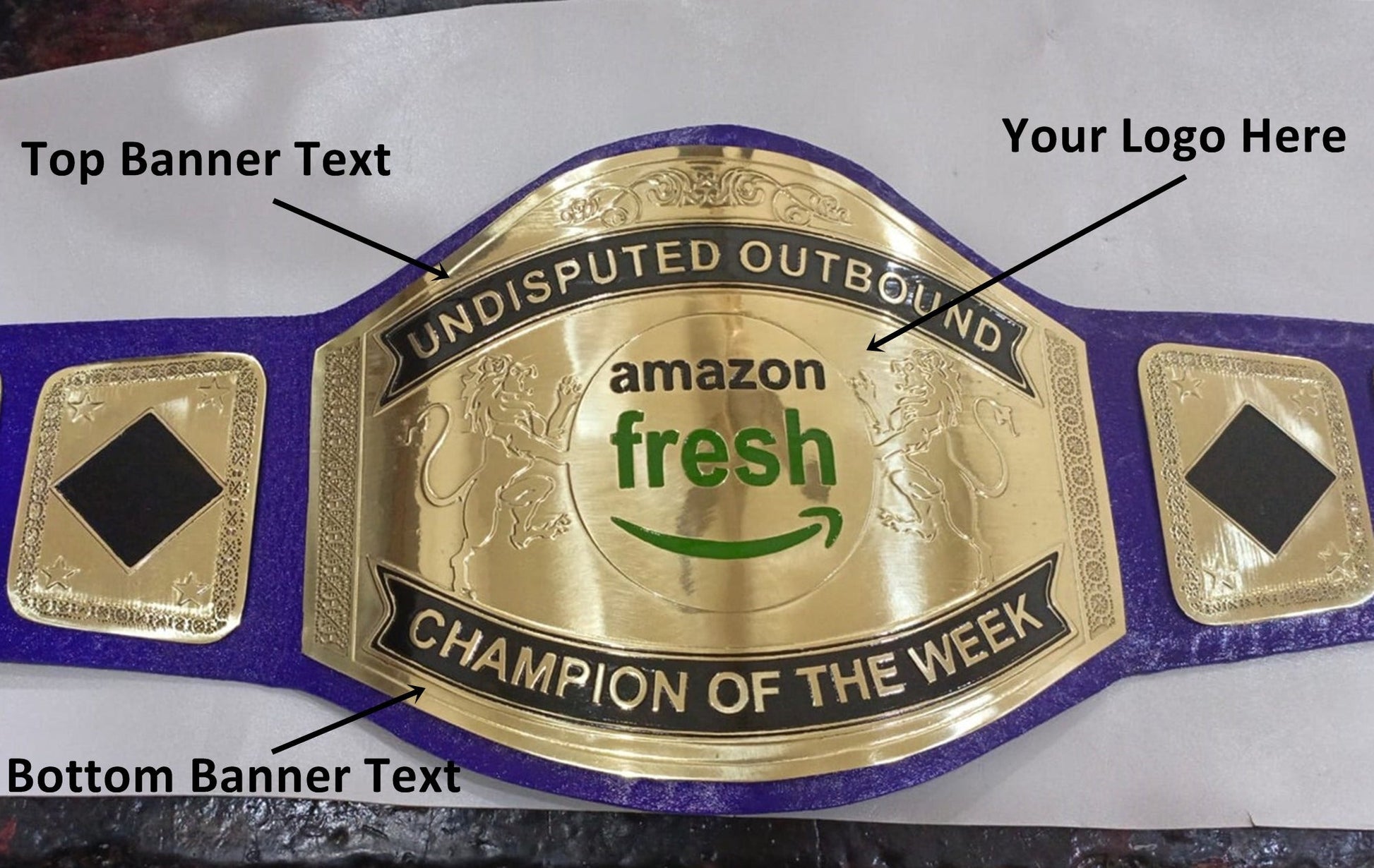 Custom Name and Amz Fresh Logo Wrestling Championship Belt - Customize Wrestling Belts Wrestling Customize BeltCustomize Wrestling BeltsBlack2mm BrassCustom Name and Amz Fresh Logo Wrestling Championship Belt - Customize Wrestling BeltsWrestling Customize BeltCustomize Wrestling Belts