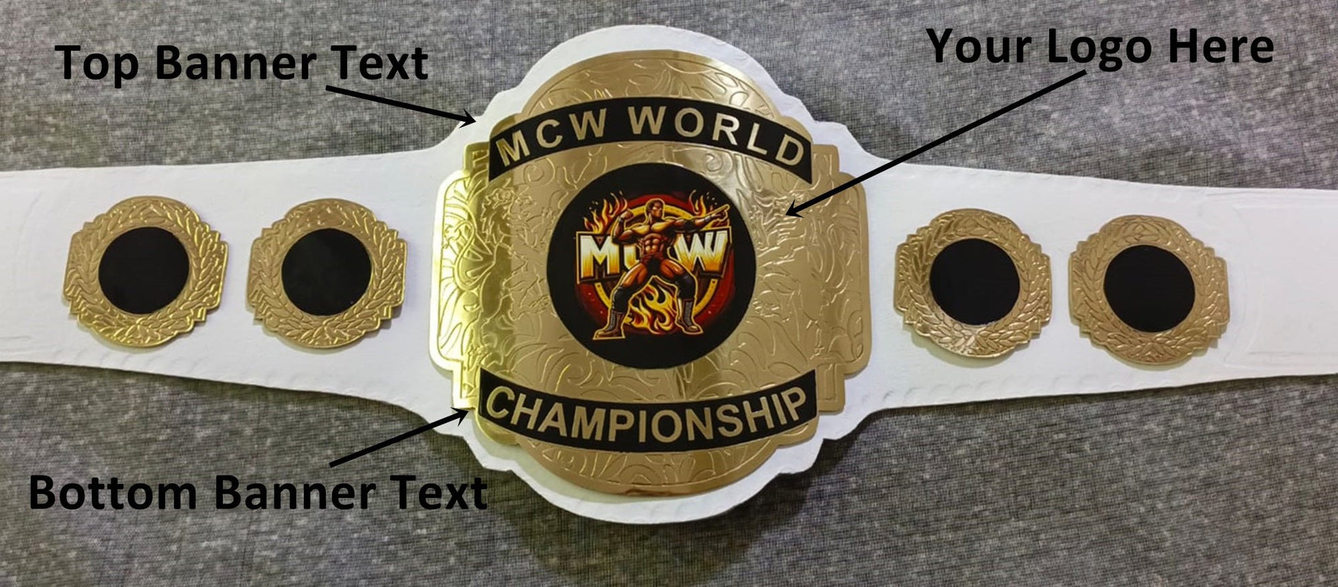 Custom Name and Wrestler Logo Wrestling Championship Belt - Customize Wrestling Belts Wrestling Customize Beltposhleathers - 14b7Black2mm BrassCustom Name and Wrestler Logo Wrestling Championship Belt - Customize Wrestling BeltsWrestling Customize Beltposhleathers - 14b7