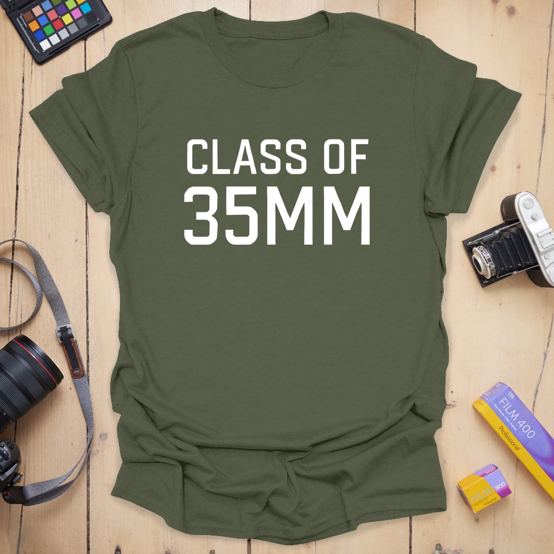 T-Shirt With Classic 35mm Film-Inspired Print