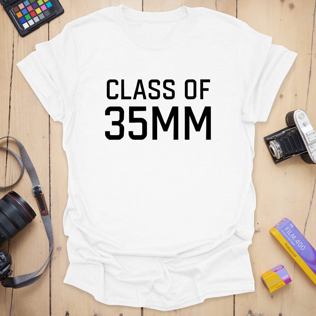 T-Shirt With Classic 35mm Film-Inspired Print
