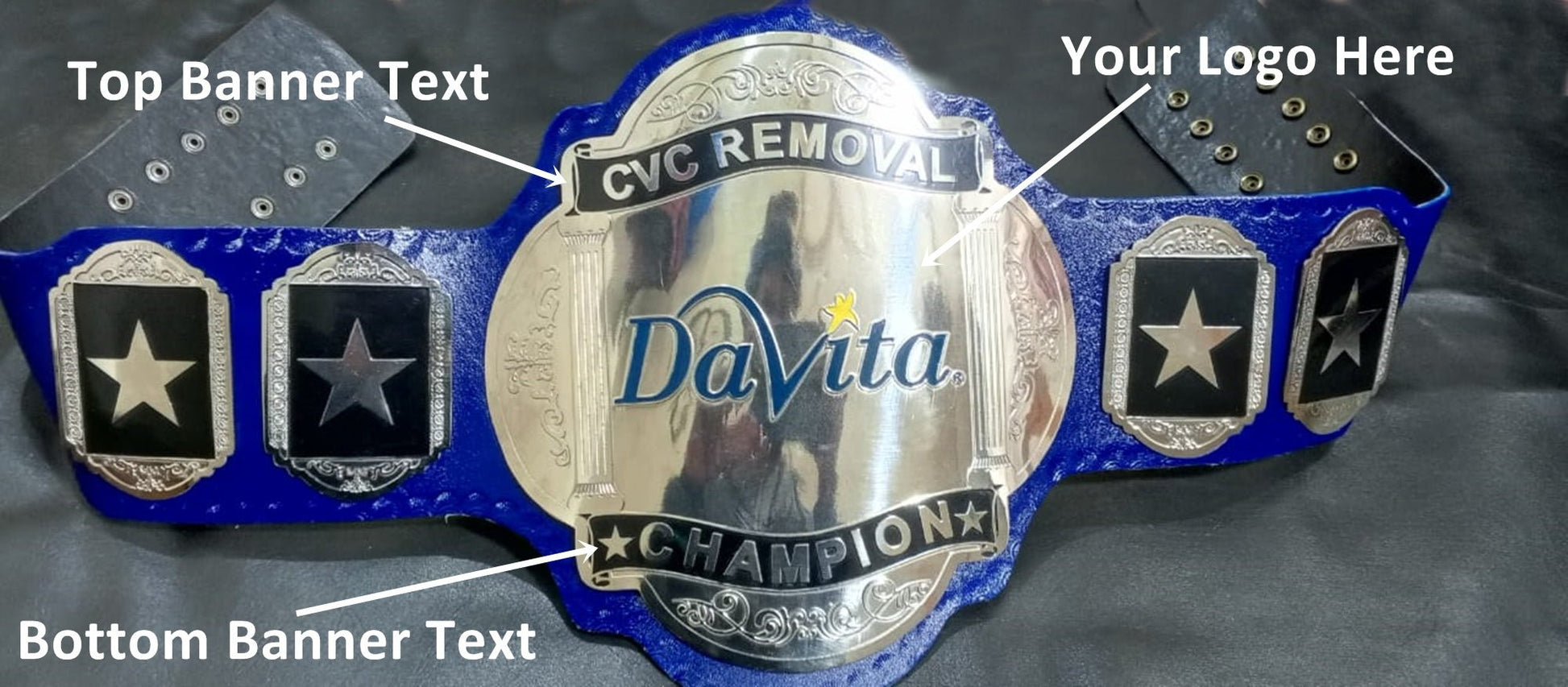 Custom Name and Davita Logo Wrestling Championship Belt - Customize Wrestling Belts Wrestling Customize Beltposhleathers - 14b7Black2mm BrassCustom Name and Davita Logo Wrestling Championship Belt - Customize Wrestling BeltsWrestling Customize Beltposhleathers - 14b7