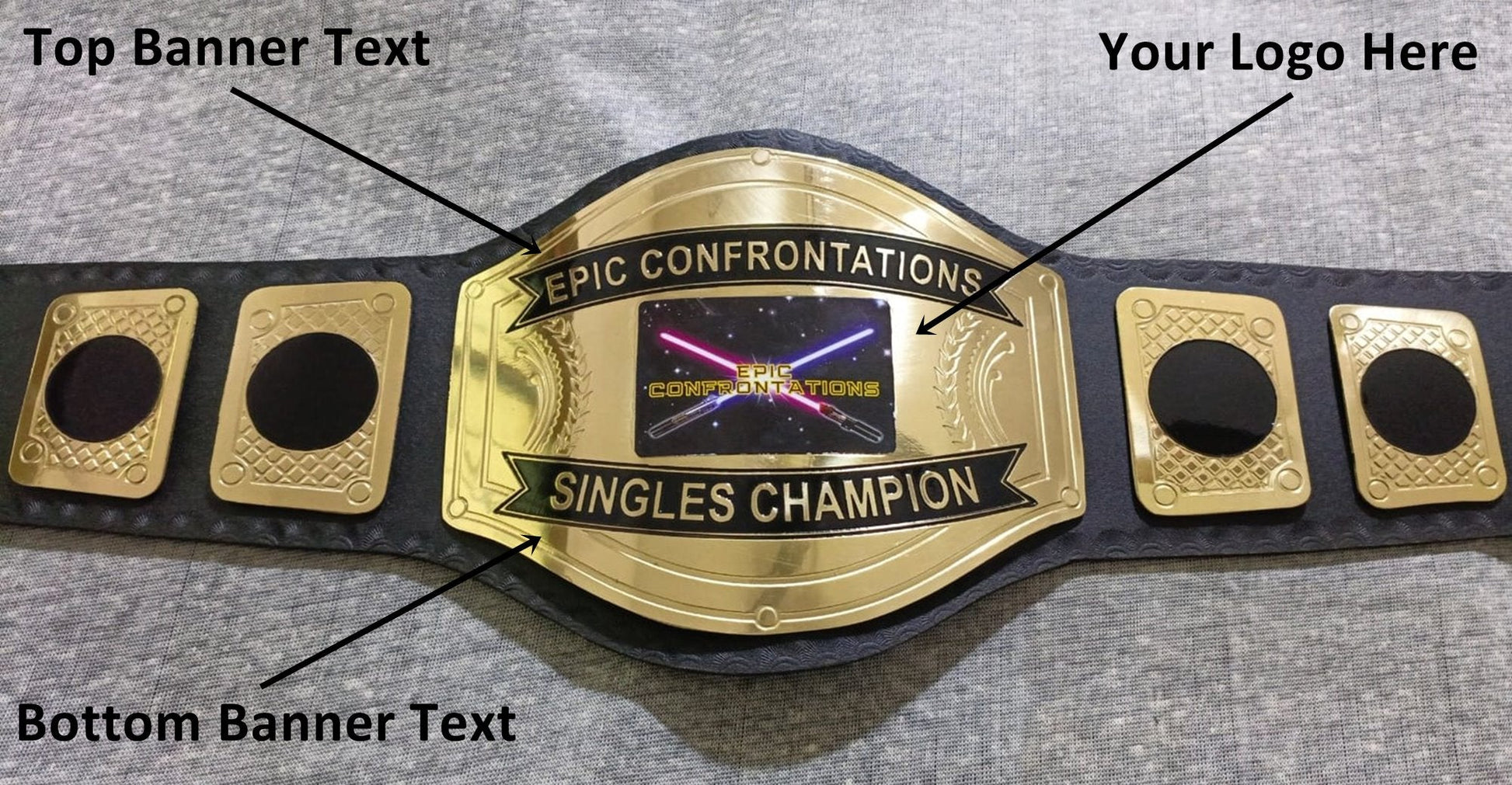 Custom Neon Light Sword Wrestling Championship Belt - Customize Wrestling Belts Wrestling Customize Beltposhleathers - 14b7Black2mm BrassCustom Name and Neon Ligth Sord Logo Wrestling Championship Belt - Customize Wrestling BeltsWrestling Customize Beltposhleathers - 14b7