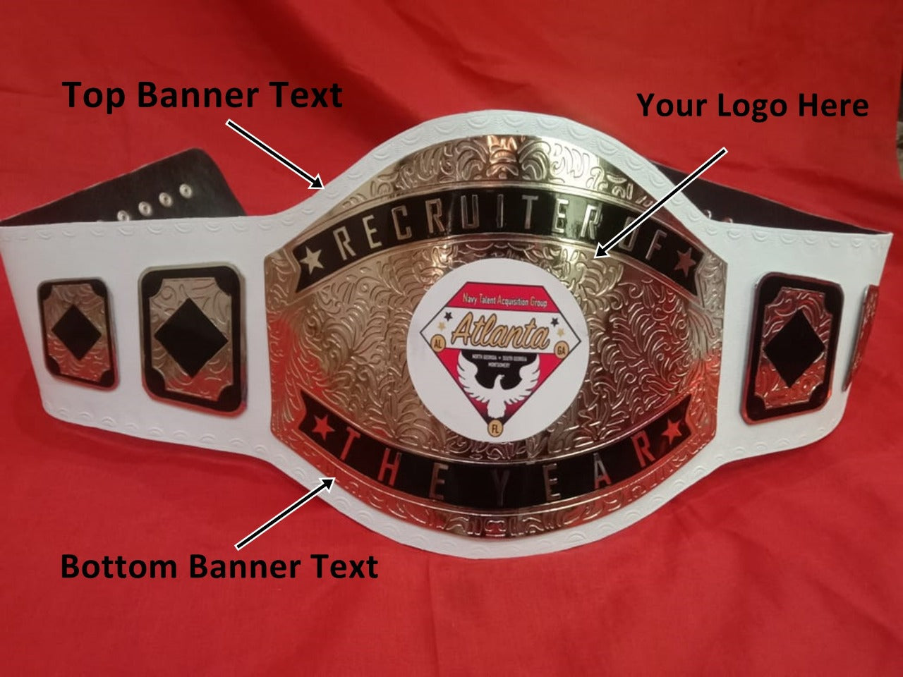 Custom Atlanta Eagle Wrestling Championship Belt