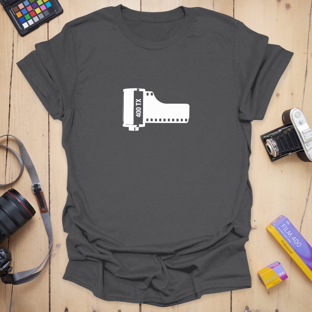 T-Shirt With 400TX Film Graphic for Analog Photography Fans