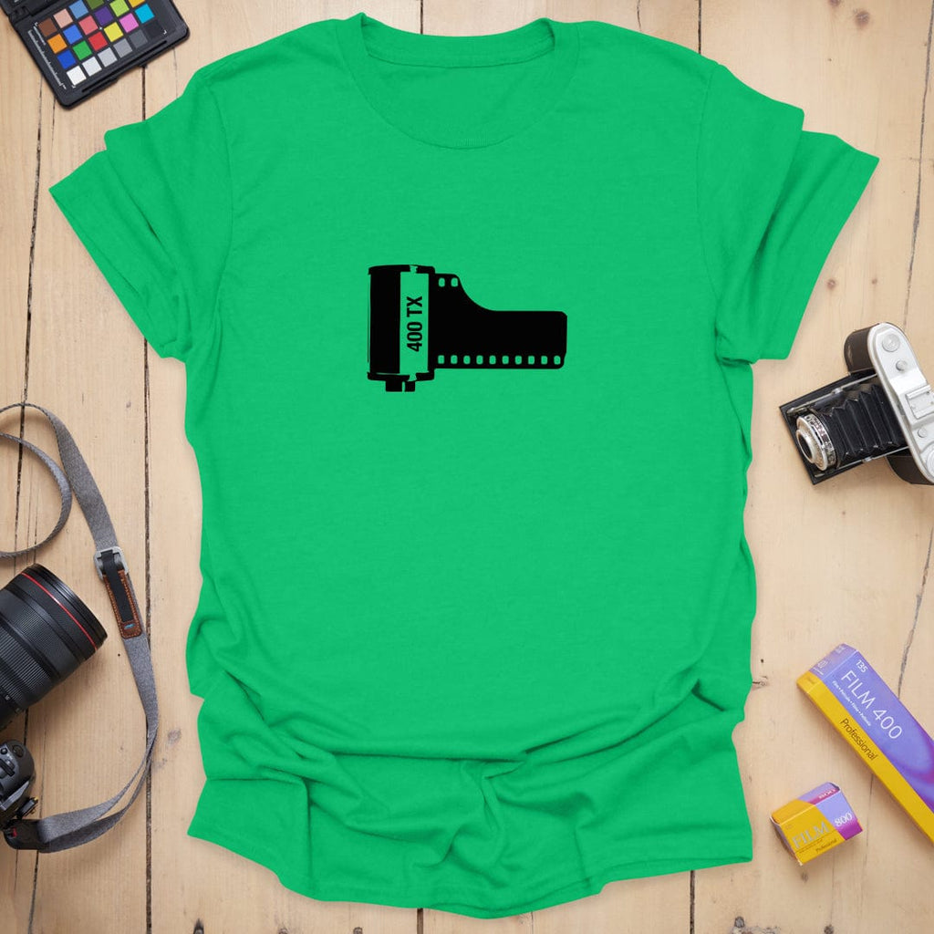 T-Shirt With 400TX Film Graphic for Analog Photography Fans