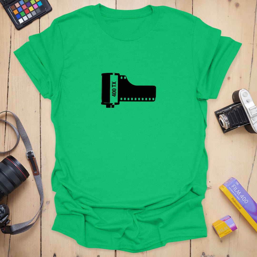 T-Shirt With 400TX Film Graphic for Analog Photography Fans