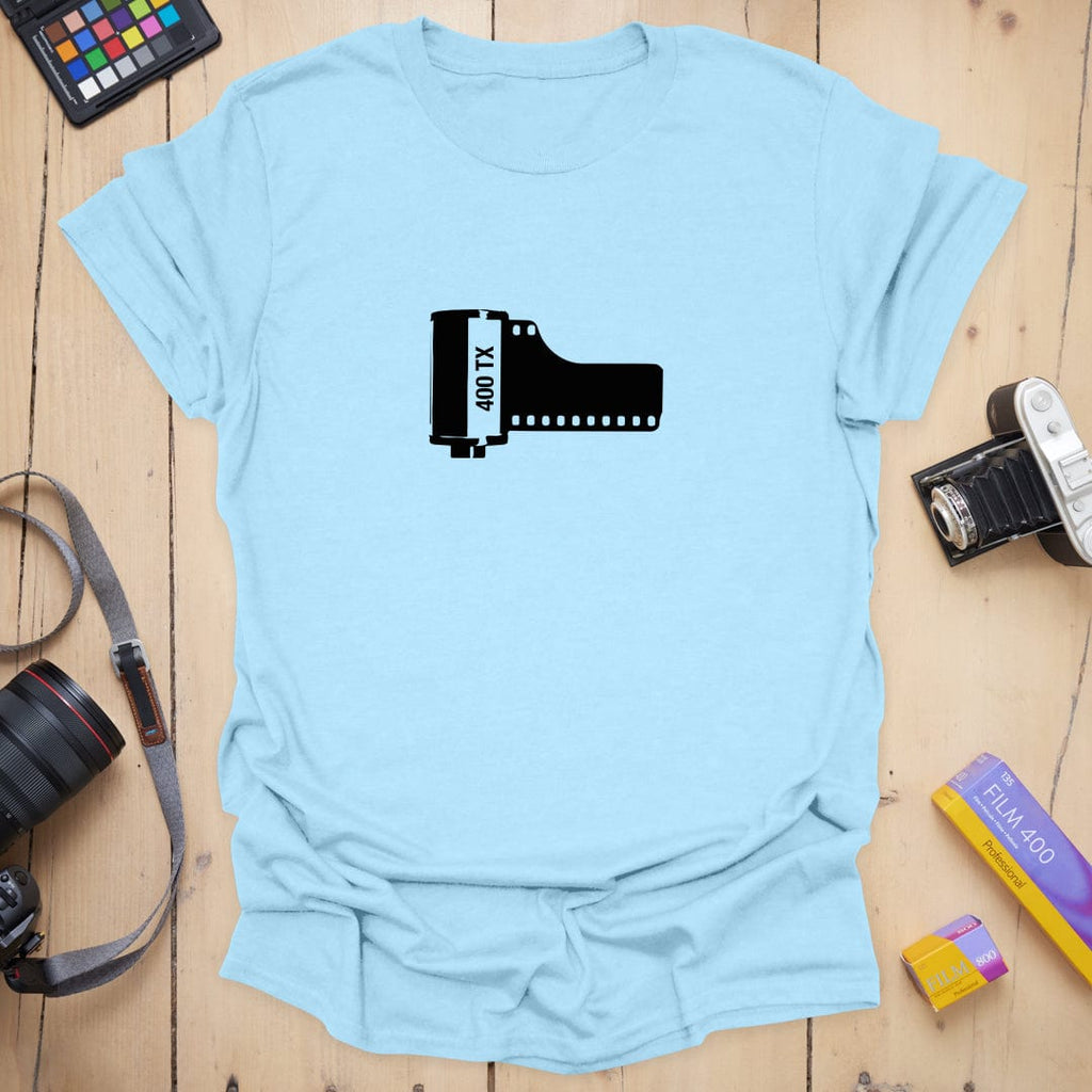 T-Shirt With 400TX Film Graphic for Analog Photography Fans