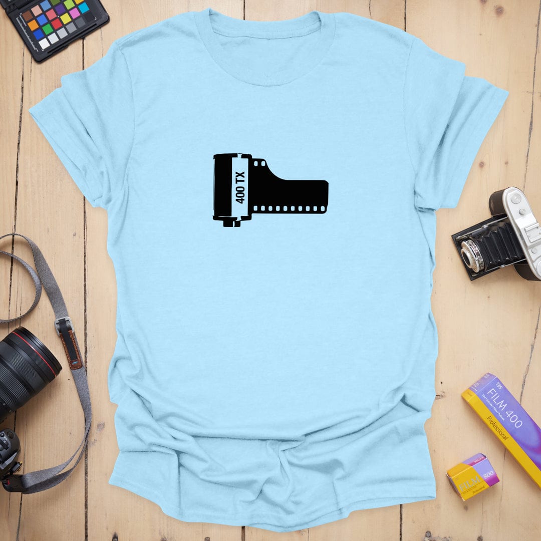 T-Shirt With 400TX Film Graphic for Analog Photography Fans