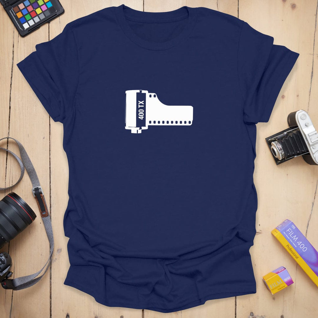 T-Shirt With 400TX Film Graphic for Analog Photography Fans