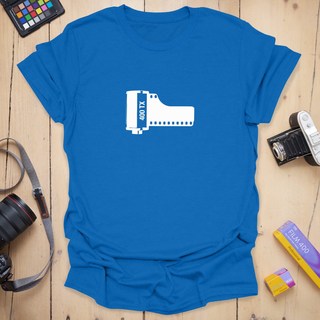 T-Shirt With 400TX Film Graphic for Analog Photography Fans