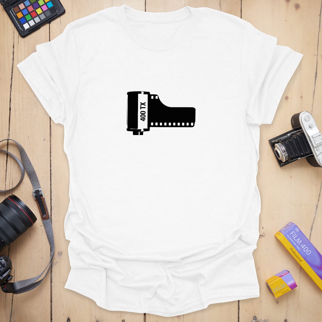T-Shirt With 400TX Film Graphic for Analog Photography Fans