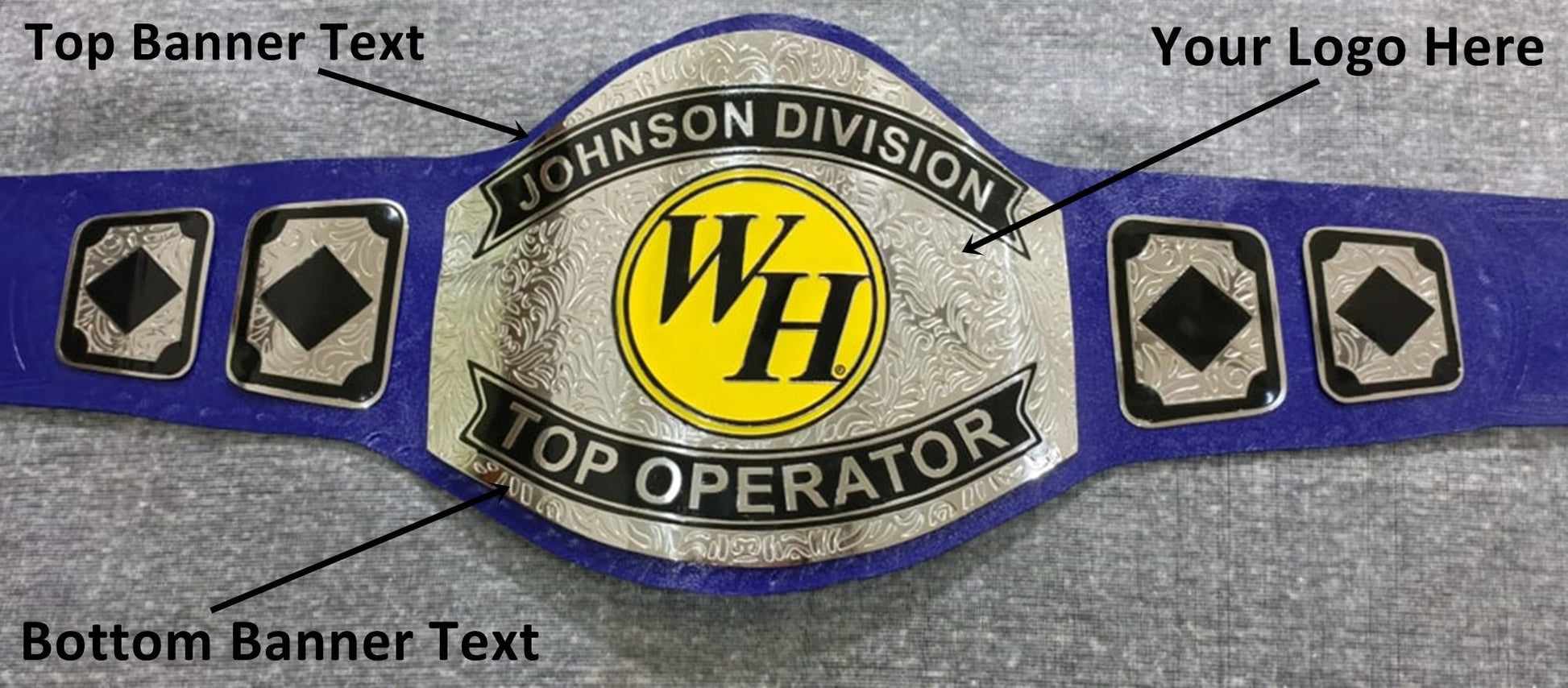 Custom Name and WH Logo Wrestling Championship Belt - Customize Wrestling Belts Wrestling Customize Beltposhleathers - 14b7Black2mm BrassCustom Name and WH Logo Wrestling Championship Belt - Customize Wrestling BeltsWrestling Customize Beltposhleathers - 14b7