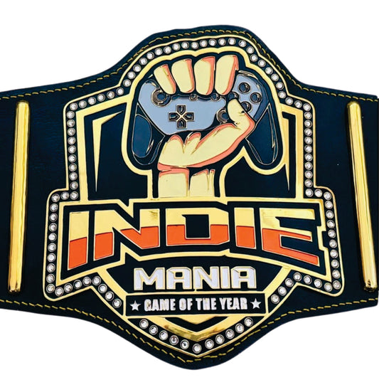 Indie Mania Game of thr Year Championship Belt