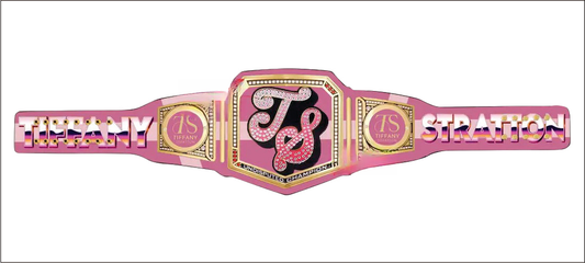 Tiffany Stratton Custom Universal World Heavyweight Championship Belt