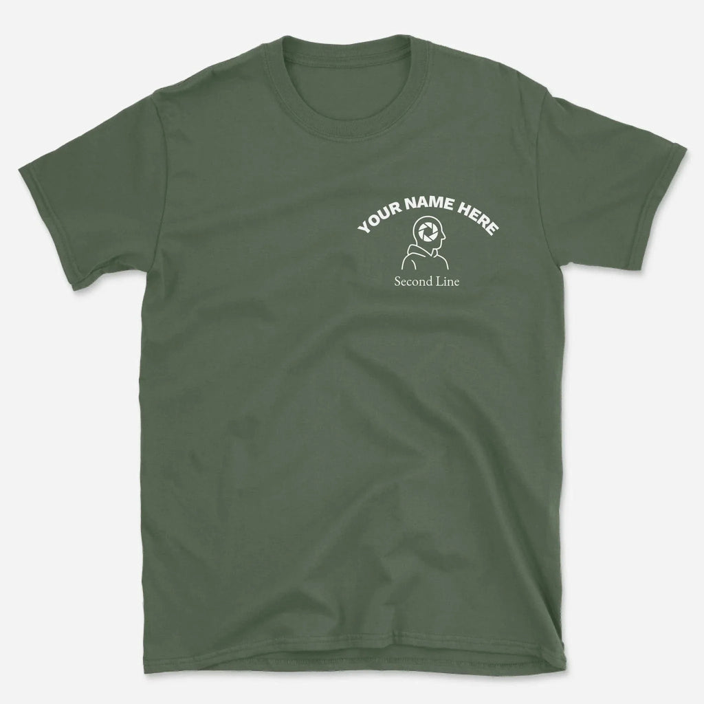 Custom T-Shirt With Aperture Brain Photography Design