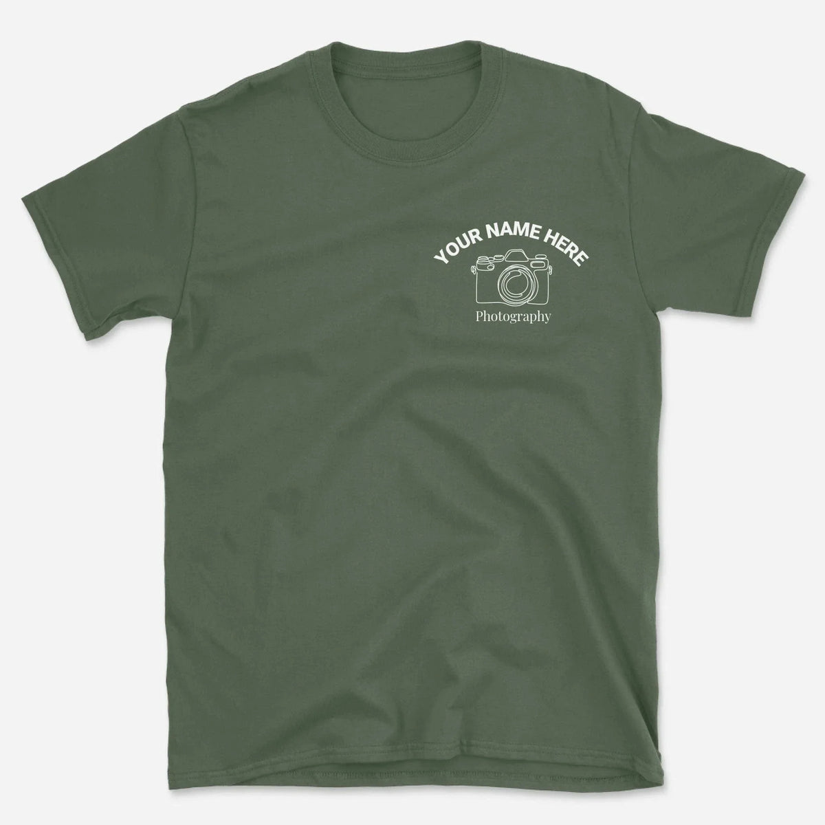 T-Shirt Custom Studio Branding With Personalized Text