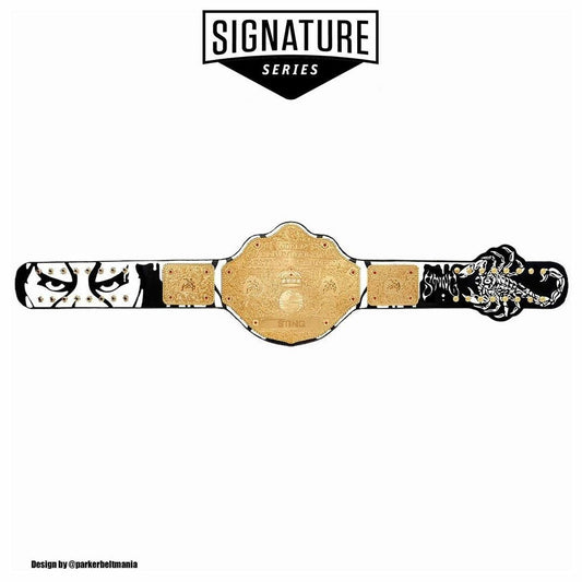 The Icon Sting Custom Series Championship Title Belt