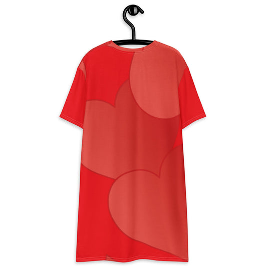 Heart T-shirt Dress