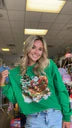 NUTCRACKER -  SLEIGHIN' WITH SANTA SEQUIN SWEATER