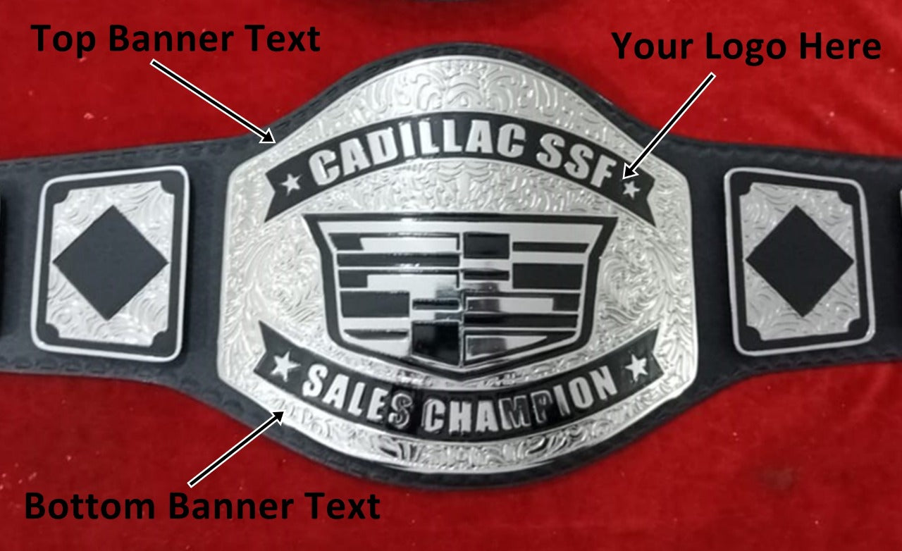 Custom CADILLAC SSF Logo For Wrestling Championship Belt - Customize Wrestling Belts