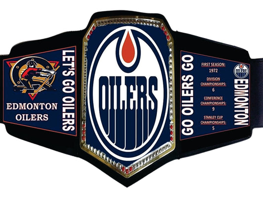 Edmonton Oilers WWE Legacy Title Belt