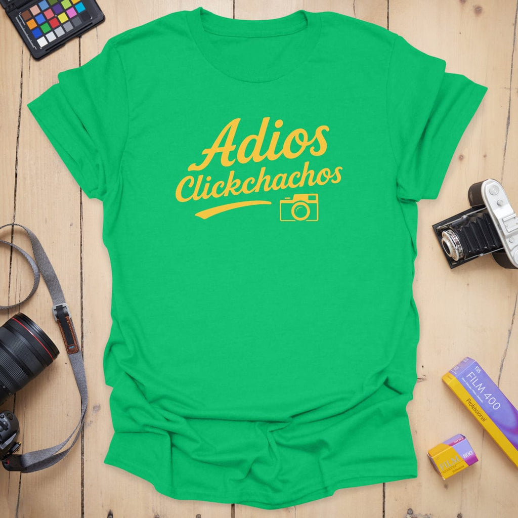 T-Shirt With Adios Clickchachos Photographer Design
