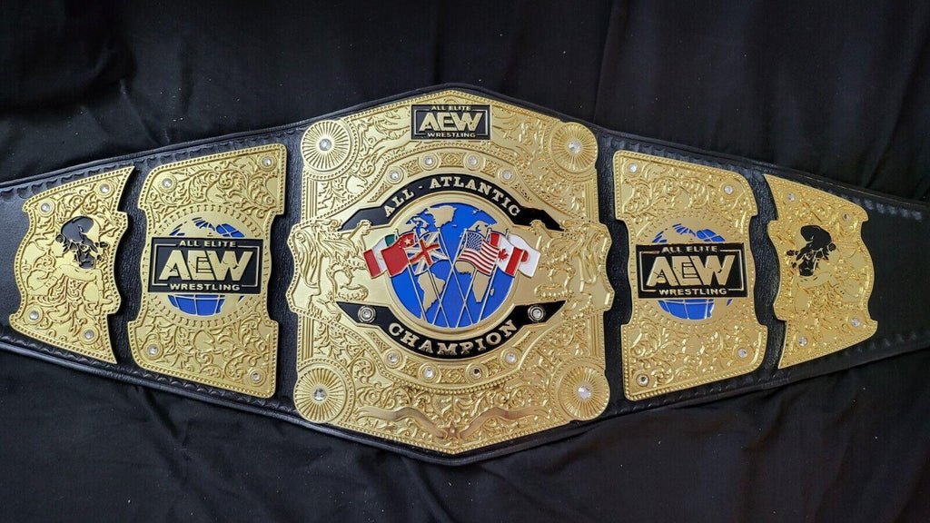 Championship Belt CNC Machined AEW All Atlantic Replica
